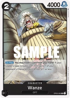 One Piece-Karte Wanze OP03-093