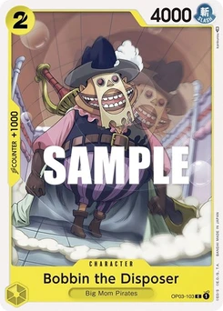 One Piece-Karte Bobbin the Disposer OP03-103