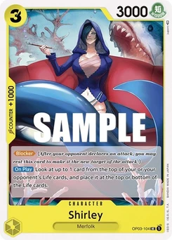 One Piece-Karte Shirley OP03-104