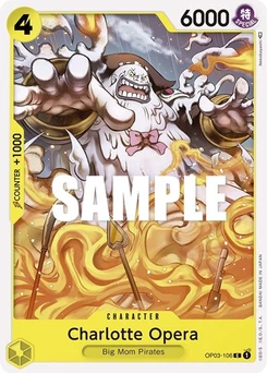 One Piece-Karte Charlotte Opera OP03-106
