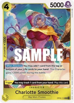 One Piece-Karte Charlotte Smoothie OP03-110