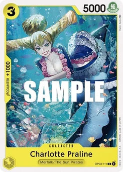 One Piece-Karte Charlotte Praline OP03-111