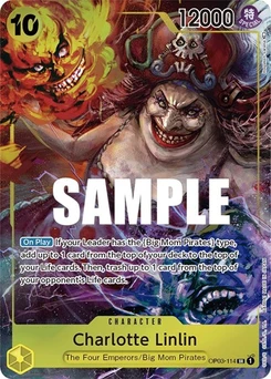 One Piece-Karte Charlotte Linlin (114) (Alternate Art) OP03-114v2
