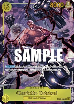 One Piece-Karte Charlotte Katakuri (123) (Alternate Art) OP03-123v2