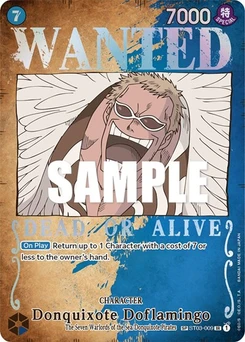 One Piece-Karte Donquixote Doflamingo (Wanted Poster) ST03-009