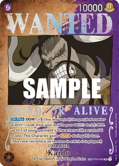 One Piece-Karte Kaido (Wanted Poster) ST04-003