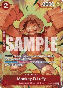 One Piece-Karte Monkey.D.Luffy (OP01-024) (Alternate Art) OP01-024