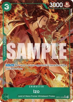 One Piece-Karte Izo (OP01-033) (Alternate Art) OP01-033
