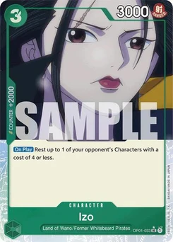 One Piece-Karte Izo (OP01-033) (Full Art) OP01-033v2