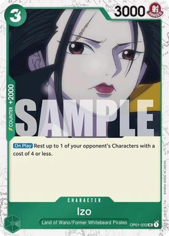 One Piece-Karte Izo (OP01-033) (Jolly Roger Foil) OP01-033v3