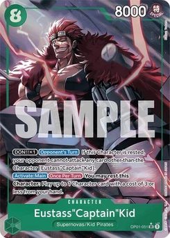 One Piece-Karte Eustass"Captain"Kid (OP01-051) (Alternate Art) OP01-051