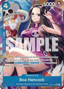 One Piece-Karte Boa Hancock (OP01-078) (Alternate Art) OP01-078