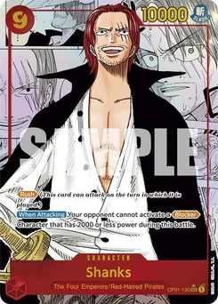One Piece-Karte Shanks (Manga) OP01-120