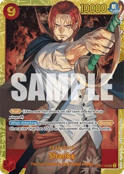One Piece-Karte Shanks (OP01-120) (Reprint) OP01-120v3