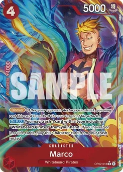 One Piece-Karte Marco (Alternate Art) OP02-018