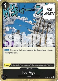 One Piece-Karte Ice Age (Jolly Roger Foil) OP02-117