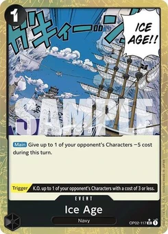 One Piece-Karte Ice Age (Textured Foil) OP02-117v2