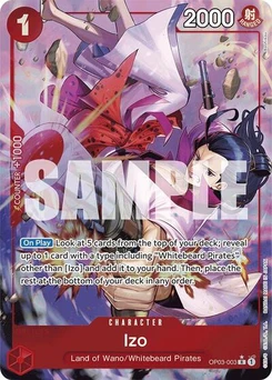 One Piece-Karte Izo (OP03-003) (Alternate Art) OP03-003