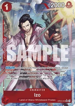 One Piece-Karte Izo (OP03-003) (Full Art) OP03-003v2