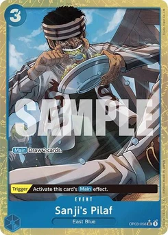 One Piece-Karte Sanji's Pilaf (Alternate Art) OP03-056