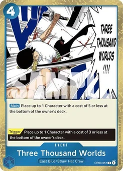 One Piece-Karte Three Thousand Worlds (Jolly Roger Foil) OP03-057v2