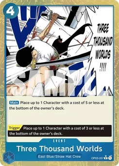 One Piece-Karte Three Thousand Worlds (Textured Foil) OP03-057v3
