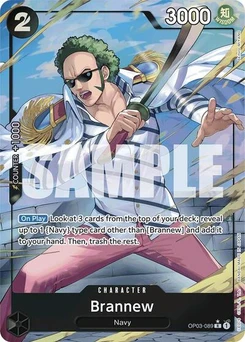 One Piece-Karte Brannew (Alternate Art) OP03-089