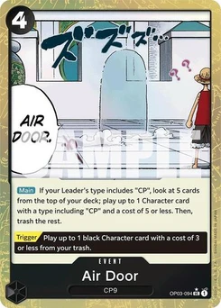 One Piece-Karte Air Door (Textured Foil) OP03-094v2