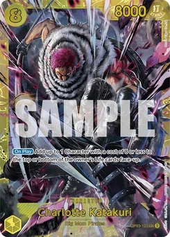 One Piece-Karte Charlotte Katakuri (Reprint) OP03-123v2