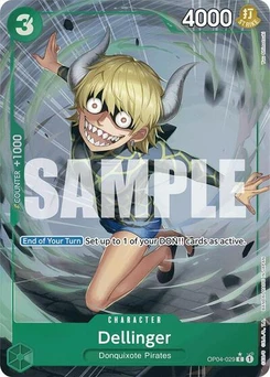 One Piece-Karte Dellinger (Full Art) OP04-029