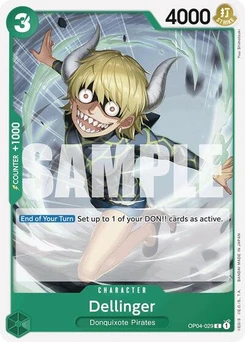 One Piece-Karte Dellinger (Reprint) OP04-029v3