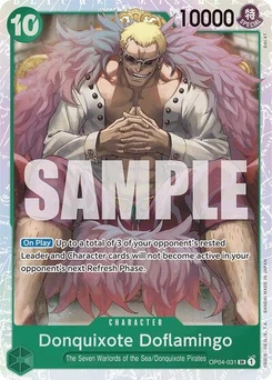 One Piece-Karte Donquixote Doflamingo (Reprint) OP04-031v2