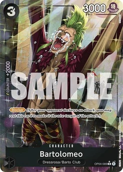 One Piece-Karte Bartolomeo (OP04-089) (Alternate Art) OP04-089