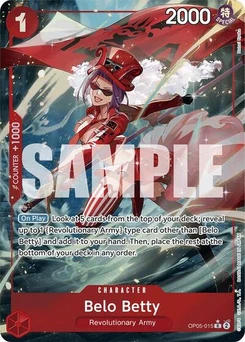 One Piece-Karte Belo Betty (Full Art) OP05-015v2