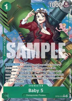 One Piece-Karte Baby 5 (OP05-034) (Alternate Art) OP05-034
