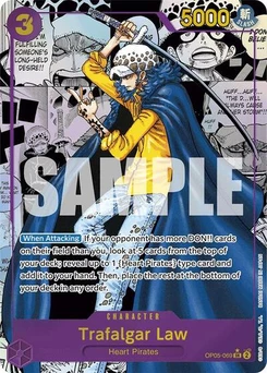 One Piece-Karte Trafalgar Law (OP05-069) (Manga) OP05-069