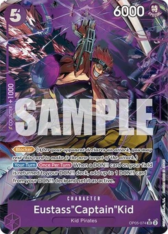 One Piece-Karte Eustass"Captain"Kid (OP05-074) (Alternate Art) OP05-074