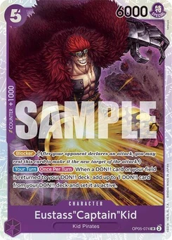 One Piece-Karte Eustass"Captain"Kid (Reprint) OP05-074v3