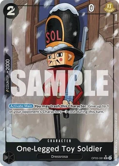 One Piece-Karte One-Legged Toy Soldier (Full Art) OP05-081v2