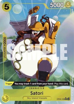 One Piece-Karte Satori (Alternate Art) OP05-105