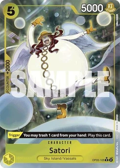 One Piece-Karte Satori (Full Art) OP05-105v2