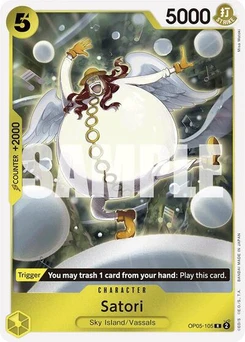 One Piece-Karte Satori (Reprint) OP05-105v4