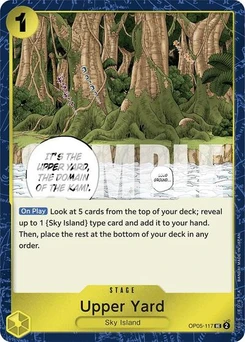 One Piece-Karte Upper Yard (Jolly Roger Foil) OP05-117v2