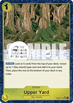 One Piece-Karte Upper Yard (Textured Foil) OP05-117v3
