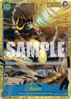 One Piece-Karte Kaido (OP05-118) (Reprint) OP05-118v2