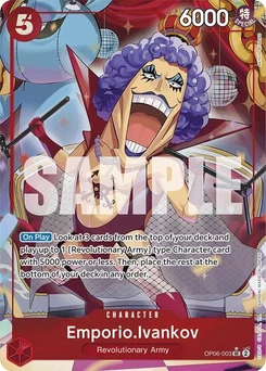 One Piece-Karte Emporio.Ivankov (Full Art) OP06-003