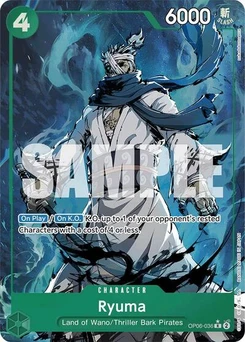 One Piece-Karte Ryuma (Alternate Art) OP06-036
