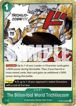 One Piece-Karte The Billion-fold World Trichiliocosm (Jolly Roger Foil) OP06-038