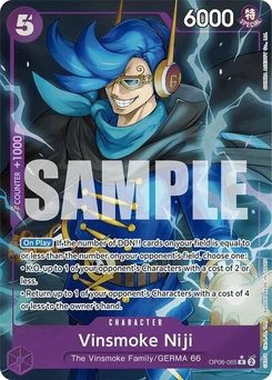 One Piece-Karte Vinsmoke Niji (OP06-065) (Alternate Art) OP06-065
