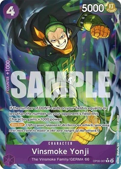 One Piece-Karte Vinsmoke Yonji (OP06-067) (Full Art) OP06-067v2